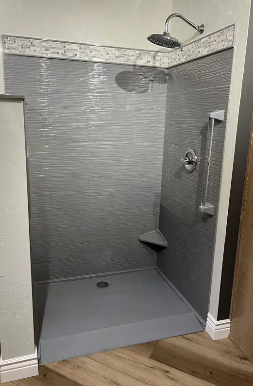 Handicap accessible Onyx shower — Minnesota