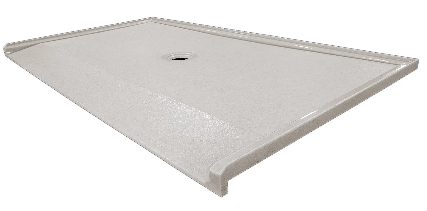 Handicap accessible shower — roll-in entry