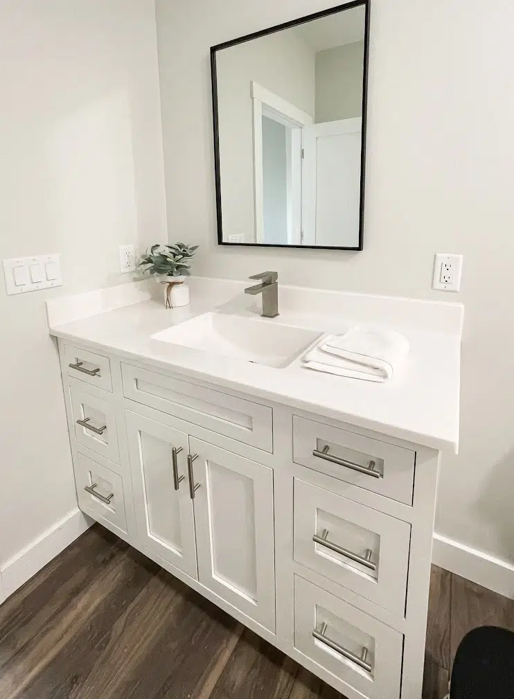 Transitional Onyx lavatory